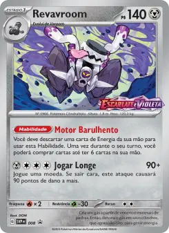 Carta Revavroom da coleção SVP Black Star Promos