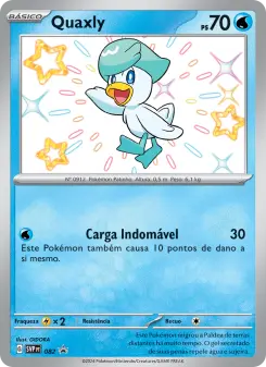 Carta Quaxly da coleção SVP Black Star Promos