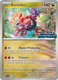 Carta Koraidon da coleção SVP Black Star Promos