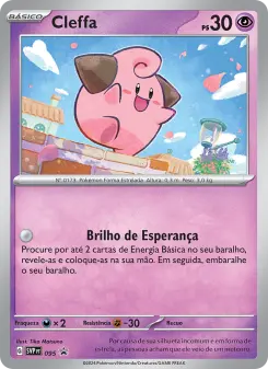 Carta Cleffa da coleção SVP Black Star Promos