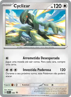 Carta Cyclizar da coleção SVP Black Star Promos