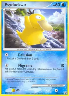 Carta Psyduck da coleção Secret Wonders