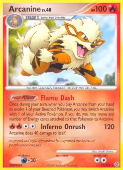 Carta Arcanine da coleção Secret Wonders