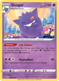 Carta Gengar da coleção SWSH Black Star Promos