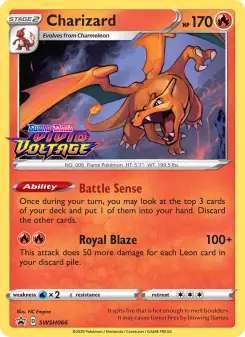 Carta Charizard da coleção SWSH Black Star Promos