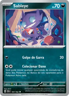 Carta Sableye da coleção Temporal Forces