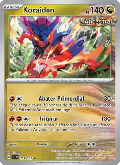 Carta Koraidon da coleção Temporal Forces