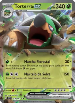 Carta Torterra ex da coleção Temporal Forces