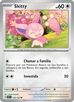 Carta Skitty da coleção Temporal Forces