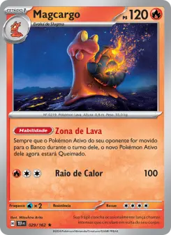 Carta Magcargo da coleção Temporal Forces