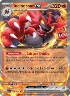 Carta Incineroar ex