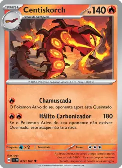 Carta Centiskorch da coleção Temporal Forces