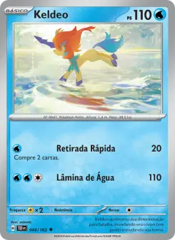 Carta Keldeo da coleção Temporal Forces