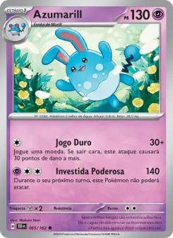 Carta Azumarill da coleção Temporal Forces
