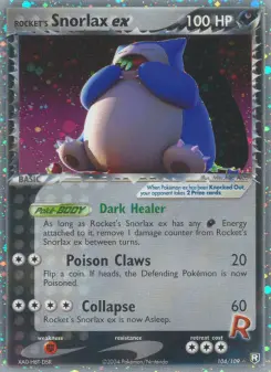 Carta Rocket's Snorlax ex
