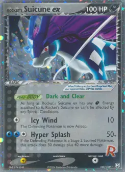Carta Rocket's Suicune ex