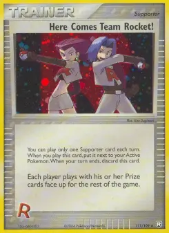 Carta Here Comes Team Rocket!