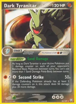 Carta Dark Tyranitar