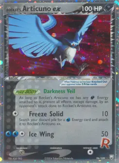 Carta Rocket's Articuno ex