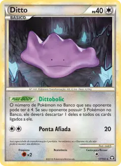 Carta Ditto da coleção Triumphant