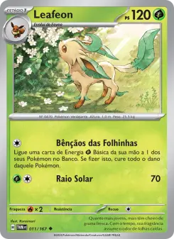 Carta Leafeon da coleção Twilight Masquerade