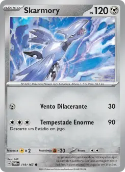 Carta Skarmory da coleção Twilight Masquerade