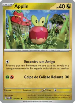 Carta Applin da coleção Twilight Masquerade