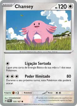 Carta Chansey da coleção Twilight Masquerade
