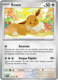 Carta Eevee da coleção Twilight Masquerade