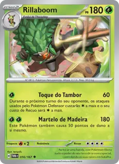 Carta Rillaboom da coleção Twilight Masquerade
