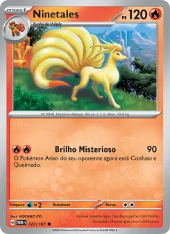 Carta Ninetales da coleção Twilight Masquerade