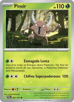 Carta Pinsir da coleção Twilight Masquerade
