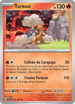 Carta Torkoal da coleção Twilight Masquerade