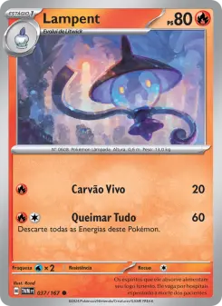 Carta Lampent da coleção Twilight Masquerade