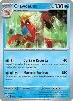 Carta Crawdaunt da coleção Twilight Masquerade