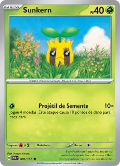 Carta Sunkern da coleção Twilight Masquerade