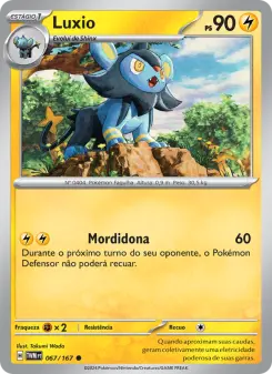 Carta Luxio da coleção Twilight Masquerade