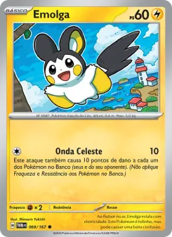 Carta Emolga da coleção Twilight Masquerade