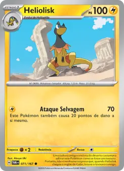 Carta Heliolisk da coleção Twilight Masquerade