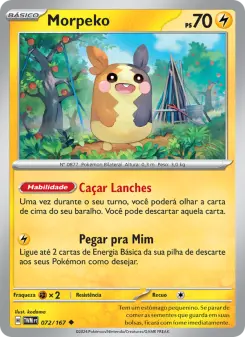 Carta Morpeko da coleção Twilight Masquerade