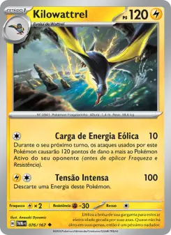 Carta Kilowattrel da coleção Twilight Masquerade