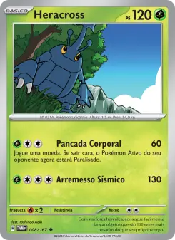 Carta Heracross da coleção Twilight Masquerade