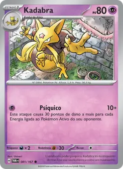 Carta Kadabra da coleção Twilight Masquerade