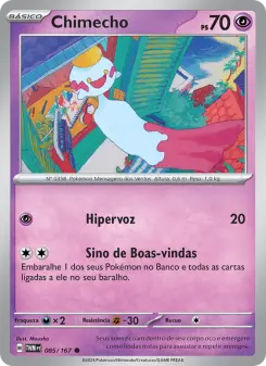 Carta Chimecho da coleção Twilight Masquerade