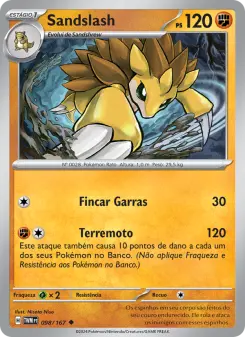 Carta Sandslash da coleção Twilight Masquerade