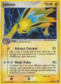 Carta Jolteon da coleção Unseen Forces