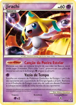 Carta Jirachi da coleção Unleashed