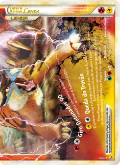 Carta Entei & Raikou LEGEND da coleção Unleashed