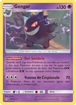 Carta Gengar da coleção Unbroken Bonds