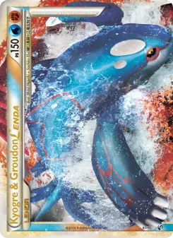 Carta Kyogre & Groudon LEGEND